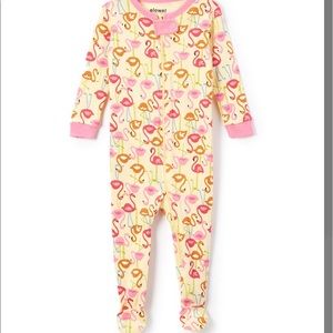 NWT flamingo footed pajamas